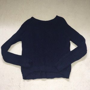 Brandy Melville navy blue knit sweater